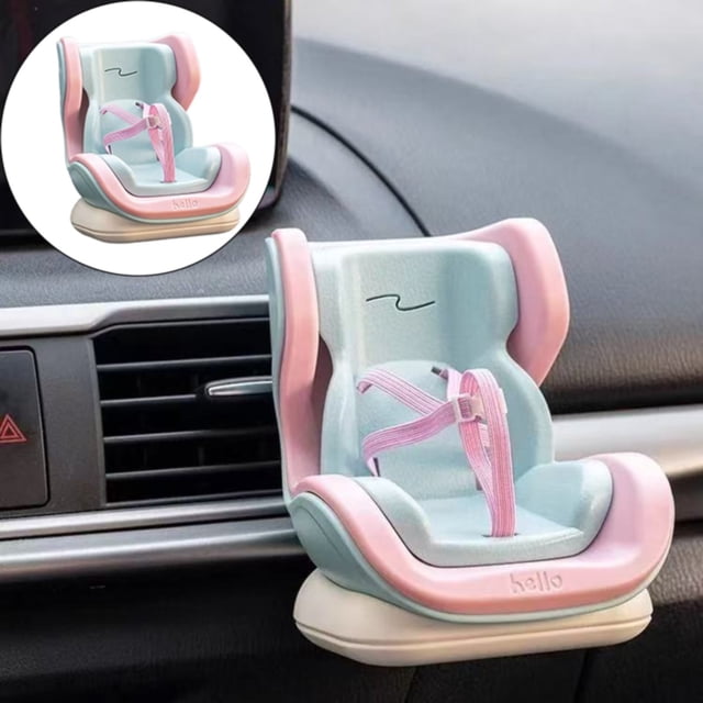 HUASHENG Doll Car Seat Compatible With 17cm With Clip And Desktop Display Cute And Functional Car Ornament For Doll Fans Collectors