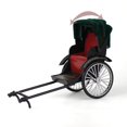 thumbnail image 2 of Baohd Jouet de Simulation de Haute Qualité Rickshaw 1/12 Tirer Modèle de Voiture Décoration Fille Noir, 2 of 9