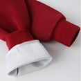 thumbnail image 5 of Cowsor Boys And Girls Crewneck Sweatshirt Colorblock Pullover Long Sleeve Solid Tops Casual, 5 of 5