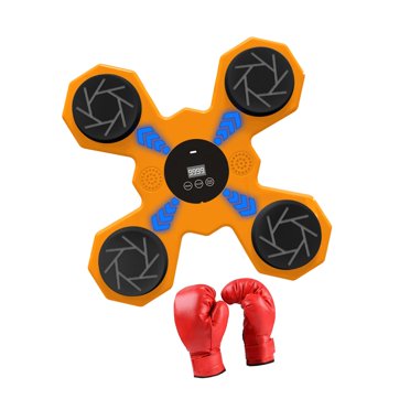 jinwen Music Boxing Machine Adjustable Boxing Training for Fitness Kickboxing Karate Orange
