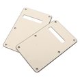 thumbnail image 2 of Electric Guitar Backplate, Guitar Pickguard Safe Gift 2Pcs Effective Protection  For Music Instrument White,Beige,Black, 2 of 8