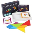 thumbnail image 2 of Preschool Learning & Education Toys 7 Pieces Wooden / 60 Pieces Instructions Cards More Than 400 Patterns In Total Geometric Wooden For Kids 3 And Up Toys, 2 of 9