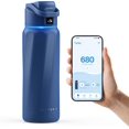 thumbnail image 1 of WaterH Boost 32 oz Magnetite Blue Stainless Steel Smart Water Bottle, 1 of 3
