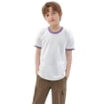 thumbnail image 1 of WEIYLL T-Shirts pour Garçons Patchwork Coloré Manches Courtes Col Rond Vêtements pour Enfants de 2-3 Ans, 1 of 9