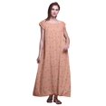 thumbnail image 1 of Bimba Robe de Nuit Imprimée pour Femmes en Rayonne Longue Robe de Nuit, 1 of 4