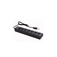 thumbnail image 2 of GlobalTone USB 2.0 hub 1x7 with USB adapter and 1.5ft USB cable, 2 of 3