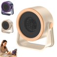 thumbnail image 1 of 2026 Portable Heater, Outdoor & Desktop Mini Radiator, Portable Heater for Camping, Fast Heaters with 90° Adjustable Angle Garage Office Home Indoor (Beige), 1 of 6