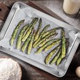 thumbnail image 3 of CNKOO Toaster Oven Pans Set of 2 Stainless Steel Toaster Oven Tray Rectangle Size 9 x 7 x 1 inch  Rust Free & Deep Edge  Thick & Sturdy  Easy Clean & Dishwasher Safe, 3 of 7