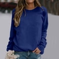 thumbnail image 2 of SNKSDGM Chandail à Col Rond pour Femmes, Graphique, Tendance, Chandails Courts pour Femmes, Quotidien, Maison, Extérieur, Entraînement, Manches Longues, T-Shirt à Col Rond, Haut, Chandail Imprimé, Blouse de Rue, Mode Urbaine L, 2 of 5