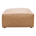 thumbnail image 3 of MOE'S Home FORM OTTOMAN SONORAN TAN LEATHER, 3 of 4