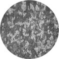 thumbnail image 1 of Ahgly Company Machine Washable Indoor Round Transitional Dark Gray Area Rugs, 4' Round, 1 of 7
