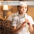 thumbnail image 4 of Flûte à Bec Soprano Blockflöte avec Sac de Rangement, Flûte à Bec en Plastique Style Allemand Touche C de Doigt Baroque, Instrument Flûte à Bec pour Adultes Débutants, 4 of 8