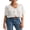 White, variant on Gupgi Women Short Sleeve Shirts Lace Ruffles Buttons Blouses Fashion Solid Color Translucent Loose Tops