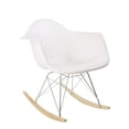 thumbnail image 1 of Plata Décor Import Inc White Rocking Chair for children with Armrests, 1 of 4