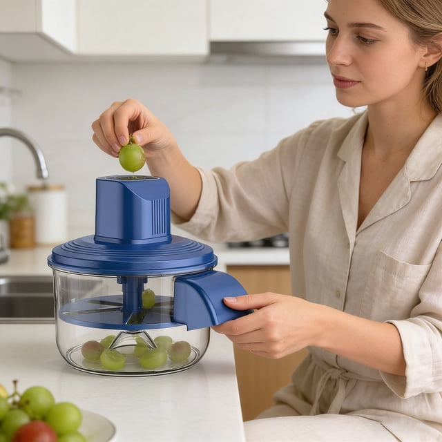 2026 Potato Peeler Automatic Grape Garlic Peeler Machine Rechargeable Fruit And Vegetable Peeler Skin Remover For Home Kitchen Easy Clean
