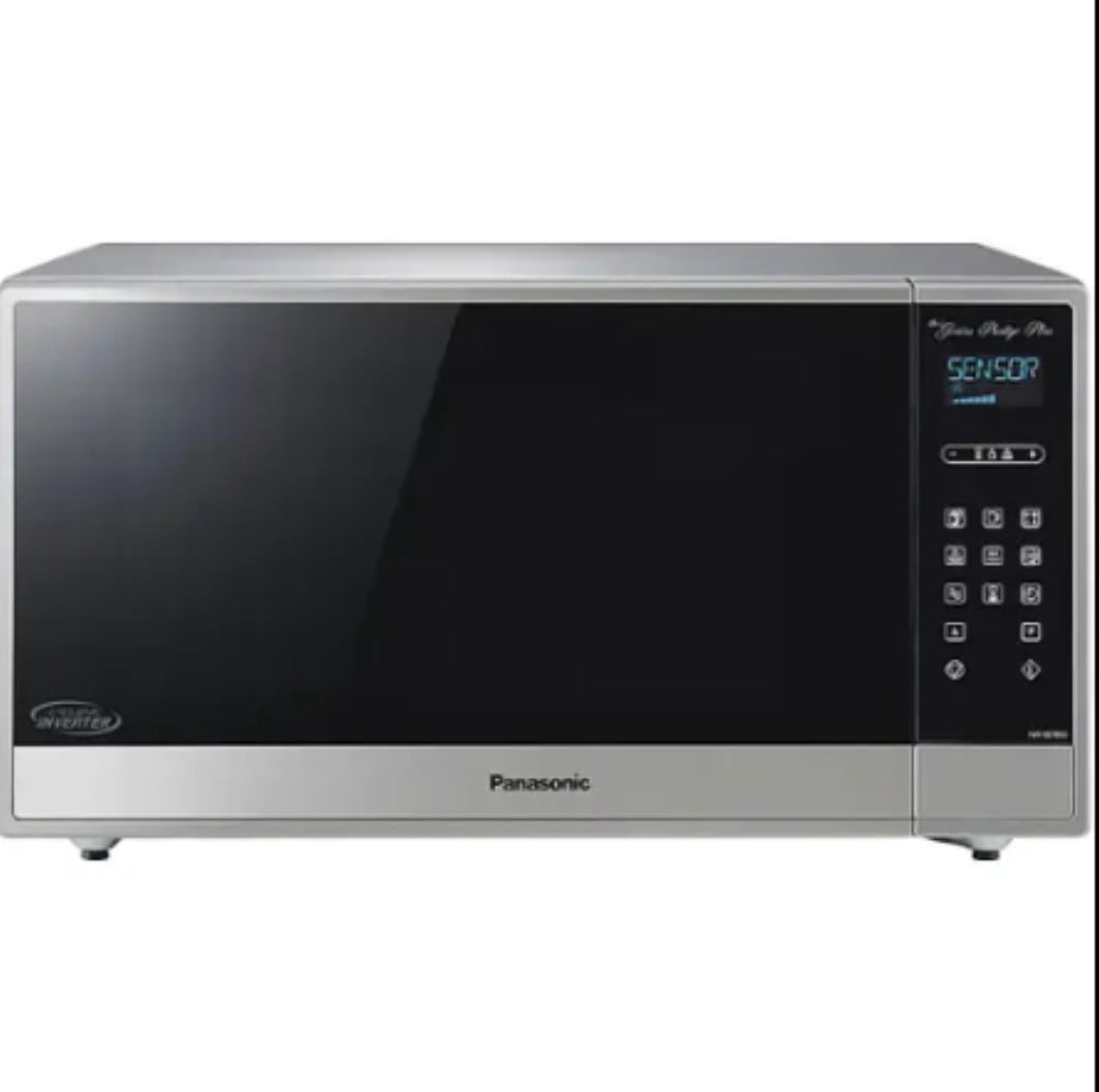 Open Box – Panasonic NN-SE785S 1.6 Cu. Ft. Built-In/Countertop Cyclonic Wave Microwave Oven, Stainless Steel