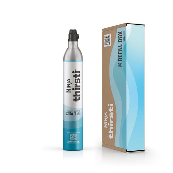 Ninja Thirsti 60L CO2 Canister Cylinder, Designed Exclusively for the Ninja Thirsti Drink System