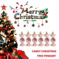 thumbnail image 2 of MesaSe Christmas Tree Candy Lollipop Pendant Plastic Reusable for Family Interior Decor, 2 of 4
