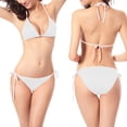 thumbnail image 1 of ylioge Womens Swimsuits Bikini Sets Two-Piece Solid Thongs Bathing Suits, 1 of 6