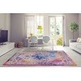 thumbnail image 2 of Ladole Rugs Modena Design Traditionnel Turc Fabriqué à la Machine Beau Tapis d'Intérieur pour Aire Tapis en Orange Multicolore, 2 of 4