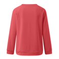 thumbnail image 4 of Hauts pour Femmes Décontractés, Imprimé Floral, Col Rond, Manches Longues, Chandail Ample Décontracté, 4 of 7