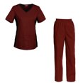 thumbnail image 1 of Women's Scrubs Set Scrub Top and Pants Scrubs Set, 1 of 3