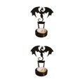 thumbnail image 2 of Youkk Iron Made Candle Holders With Exquisite Craft For Halloween Decoration Chilling Candlestick I 2Set, 2 of 6