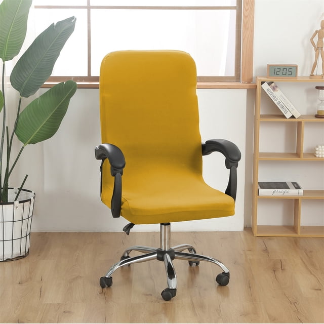 Meitianfacai Solid Color Brushed High Elastic Chair Cover Soft And Comfortable Chair Seat Cover -proof And Dirt- Chair Slipcover Suitable For Dining Chair