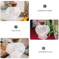 thumbnail image 4 of Bouteille à Souhaits Bouteille en Verre Transparent Cadeaux de Mariage Pot en Forme de Cœur Pot en Verre avec Liège, 4 of 8