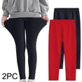 thumbnail image 2 of Timegard Girls Clothes 2pc Slim Fitting Pants Lightweight Solid Color Everyday Casual Stretch Leggings, 2 of 8