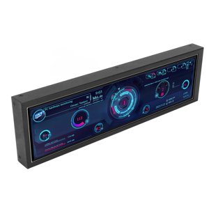 PC Affichage du panneau de capteur, économie d'énergie 8.8in IPS Moniteur informatique Temp 1920x480 60Hz Luminosité réglable pour le jeu