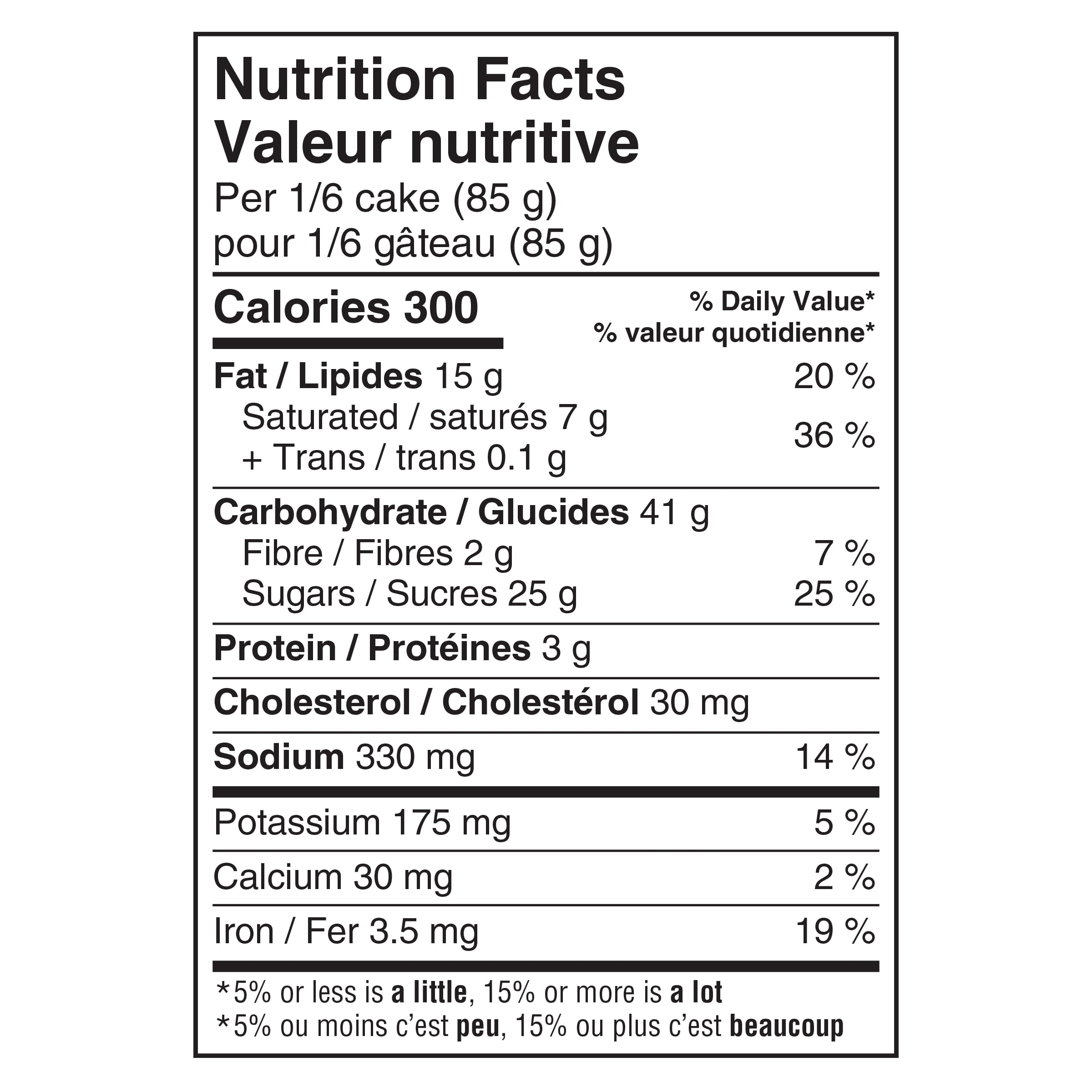 McCain® Deep'n Delicious® Chocolate Cake, Made in Canada from domestic and imported ingredients, 510g
