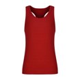 thumbnail image 4 of BADHUB Débardeurs Décontractés pour Hommes Col Rond Sans Manches T-Shirts Légers d'Été Plage Rouge TTTG, 4 of 8