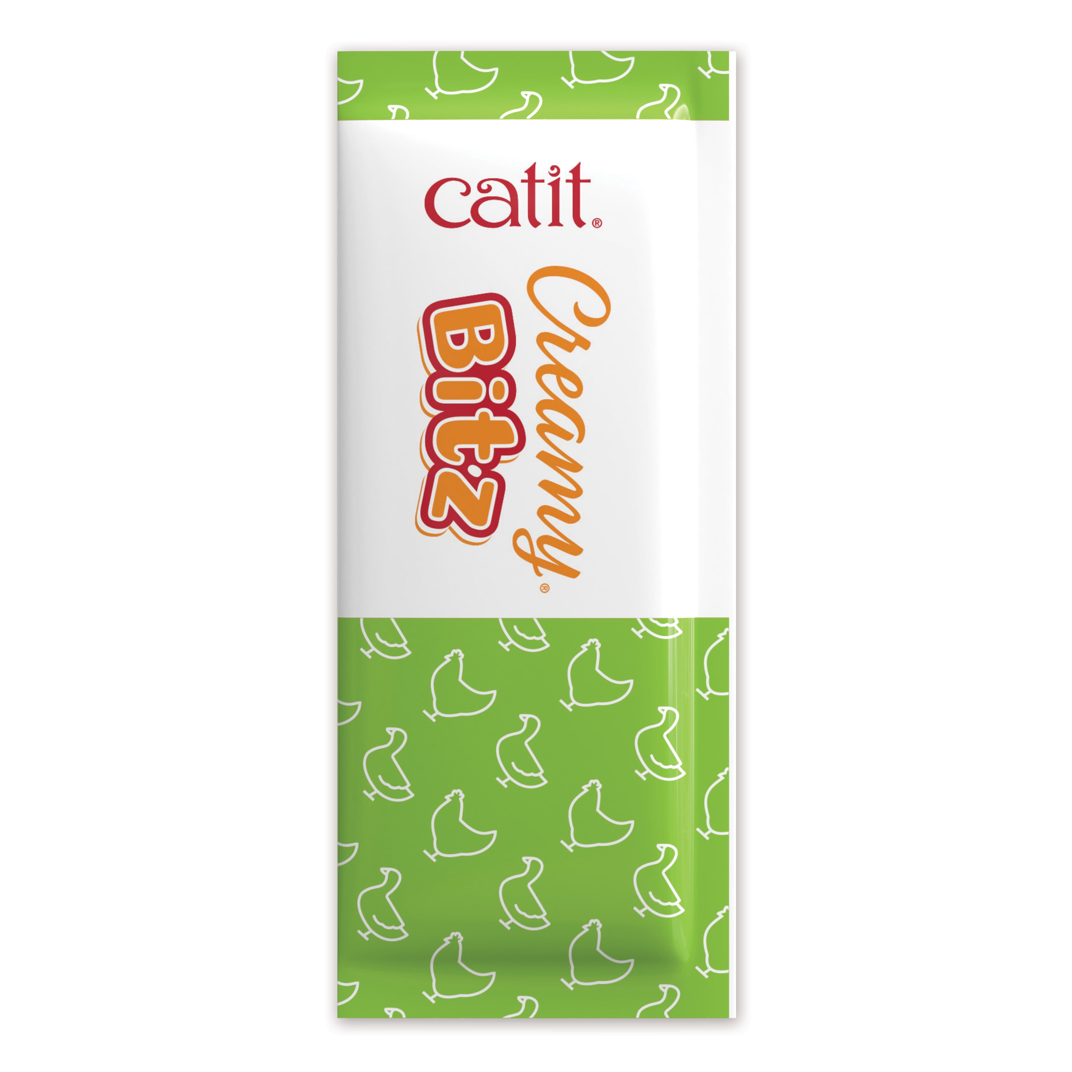 Gâteries pour chats Catit Creamy Bitz, recettes au poulet et canard, 48 G