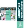 thumbnail image 1 of Ziploc Reusable Travel Makeup and Accessory Bags, Great for School or Home Organization, Boho Collection, Skinny Size, 1 of 8