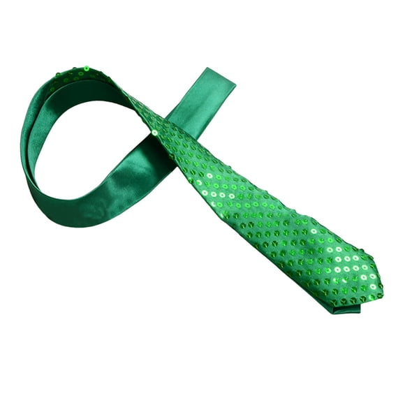TINZ Sequined Men's And Women's Sequined Tie Formal Wedding Evening Party Performance Stage Tie Small Zip Ties Clear No Crease Hair Ties Men's Novelty Bow Ties