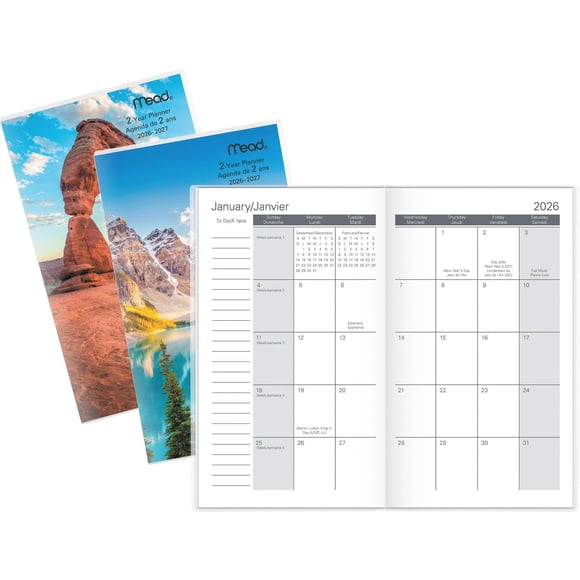 2026 Mead® Scenic 2-Year Pocket Planner