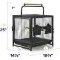 thumbnail image 2 of Prevue Pet Wrought Iron Travel Bird Cage, 2 of 8