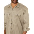 thumbnail image 3 of Dickies Mens Long-Sleeve Work Shirt, XL, Desert Sand, 3 of 5
