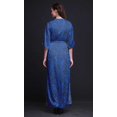 thumbnail image 3 of Bimba Rayon Triangle Geometric Womens Printed Side Slit SummerDressLong Maxi Gown-Medium, 3 of 6