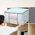 thumbnail image 1 of RYRDWP Heavy Duty Storage With Reinforced Handles Extra Large Storage Bags For Clothes Tote Bag Double Zipper For Space Saving Travel, 1 of 6