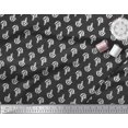 thumbnail image 2 of Soimoi Georgette Viscose Fabric Floral Block Print Sewing Fabric Yard 42 Inch Wide, 2 of 3