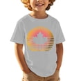 thumbnail image 1 of T-Shirt Fête du Canada Filles Drapeau du Canada Manches Courtes Tee Enfants Fête du Canada Imprimé Graphique Mode Enfants Fille Fête du Canada Col Rond T-Shirt Drapeau Canadien Imprimé, 1 of 5