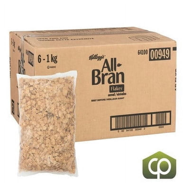 Kellogg's All-Bran Flakes Sleeve 1000g (6/Case) - 13.23 lbs