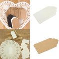 thumbnail image 3 of 100pcs Label Kraft Paper Blank Hang Tags Christmas party blank paper tags Wedding Party Favor Notes Solid Gift Card, 3 of 9