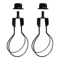 thumbnail image 1 of Lot de 2 Adaptateurs à Pince pour Abat-Jour Rond, Pince pour Ampoule ALUCSET, 1 of 8