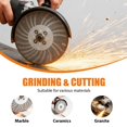 thumbnail image 2 of Electroplated diamond grinding wheel, 2026 upgraded version, sturdy and durable, multi-functional electroplated diamond grinding wheel for angle grinders.,11.5cm, 2 of 6