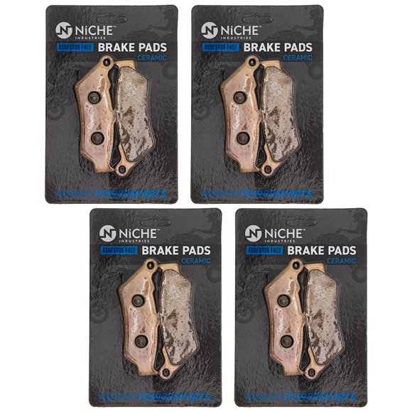 Niche Brake Pad Set for BMW K1600 Ceramic Motorcycle 4 Pack 519-KPA2505D