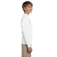 thumbnail image 4 of Hanes ComfortBlend EcoSmart Boy`s Crewneck Sweatshirt, XS, White, 4 of 4