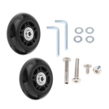Replacement Suitcase Wheels 2 Axles Luggage Suitcase Replacement Wheels Set 70x24mm